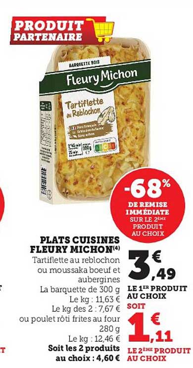 plats cuisinés fleury michon