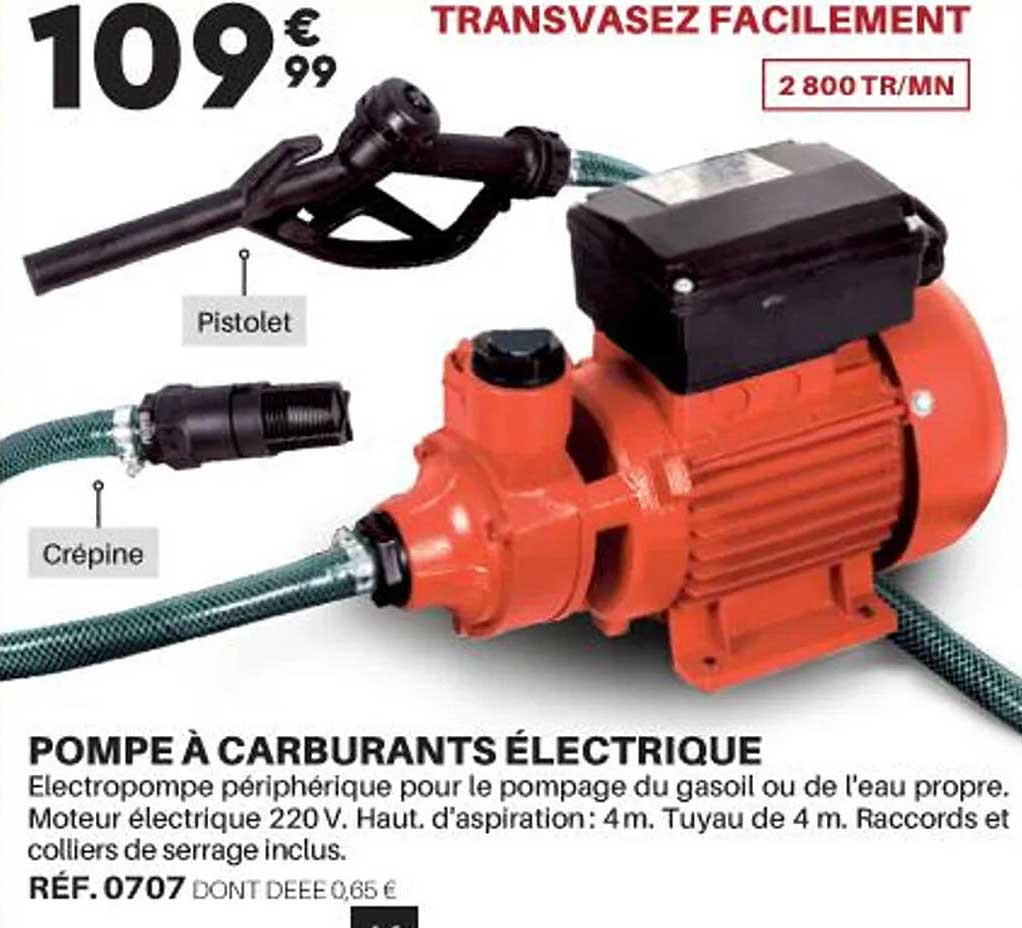 pompe à carburants électrique