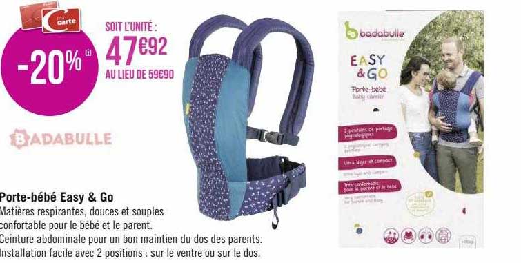 porte-bébé easy & go badabulle