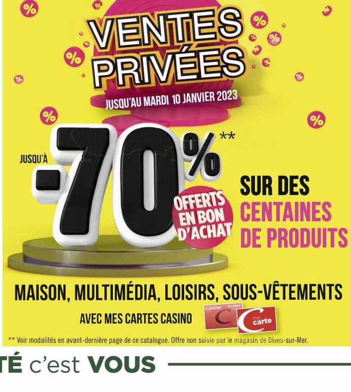 produits maison, multimédia, loisirs, sous-vêtements