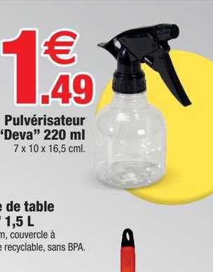 pulvérisateur "deva" 220ml