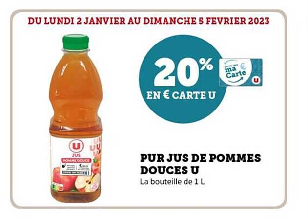 pur jus de pommes douces u