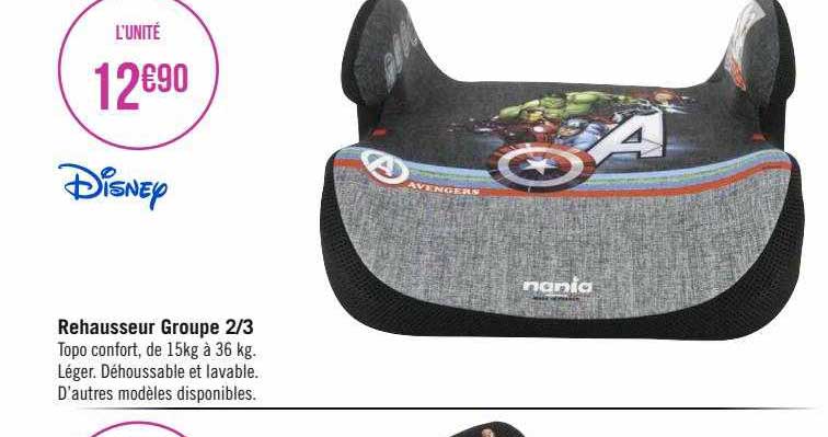 rehausseur groupe 2-3 disney