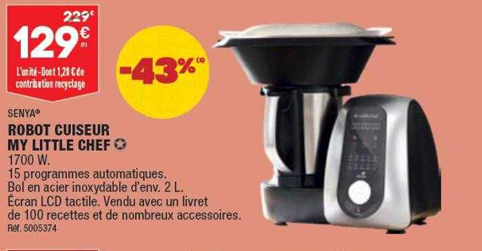 robot cuiseur my little chef senya