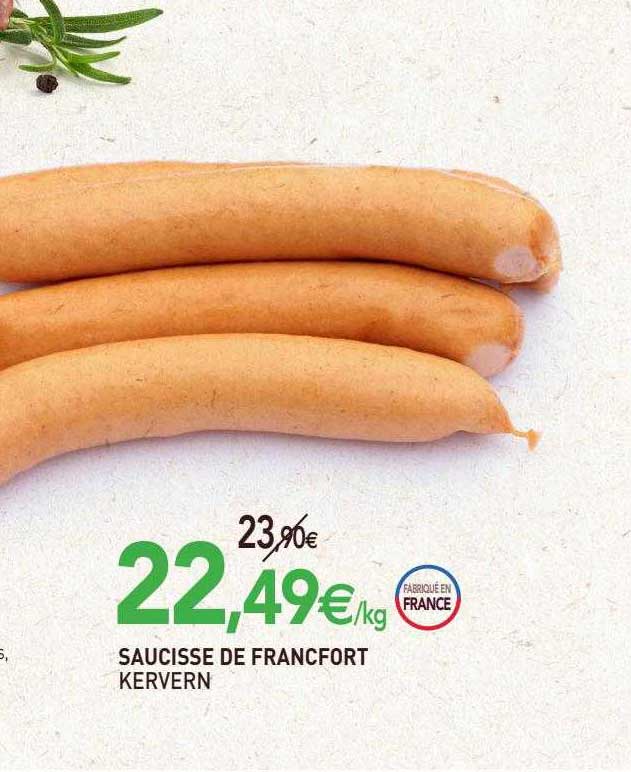 saucisse de francfort kervern