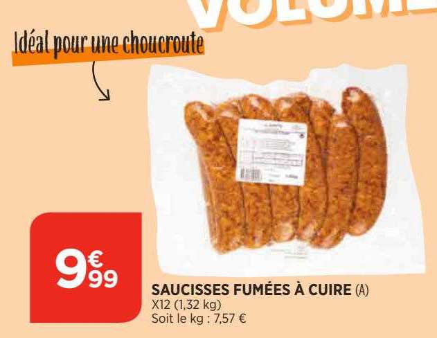 Saucisses Fumées à Cuire