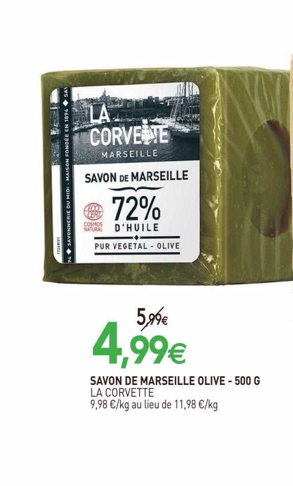 savon de marseille olive la corvette