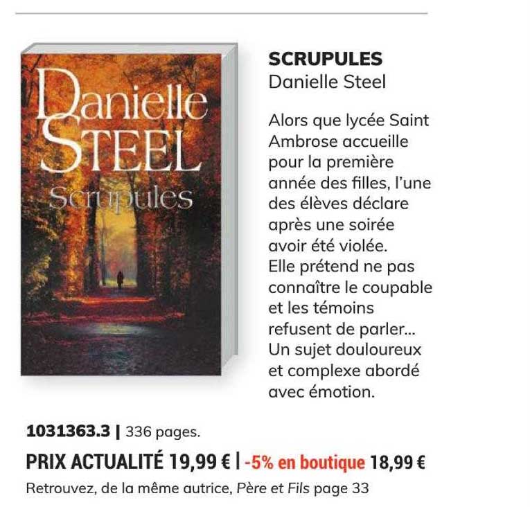 scrupules - danielle steel