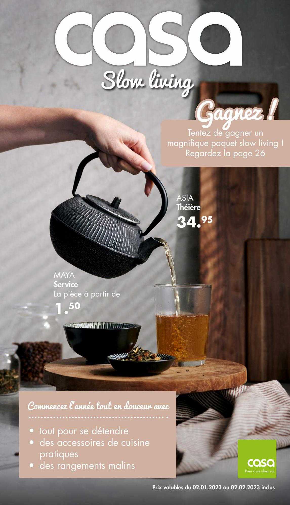 service maya, théière asia