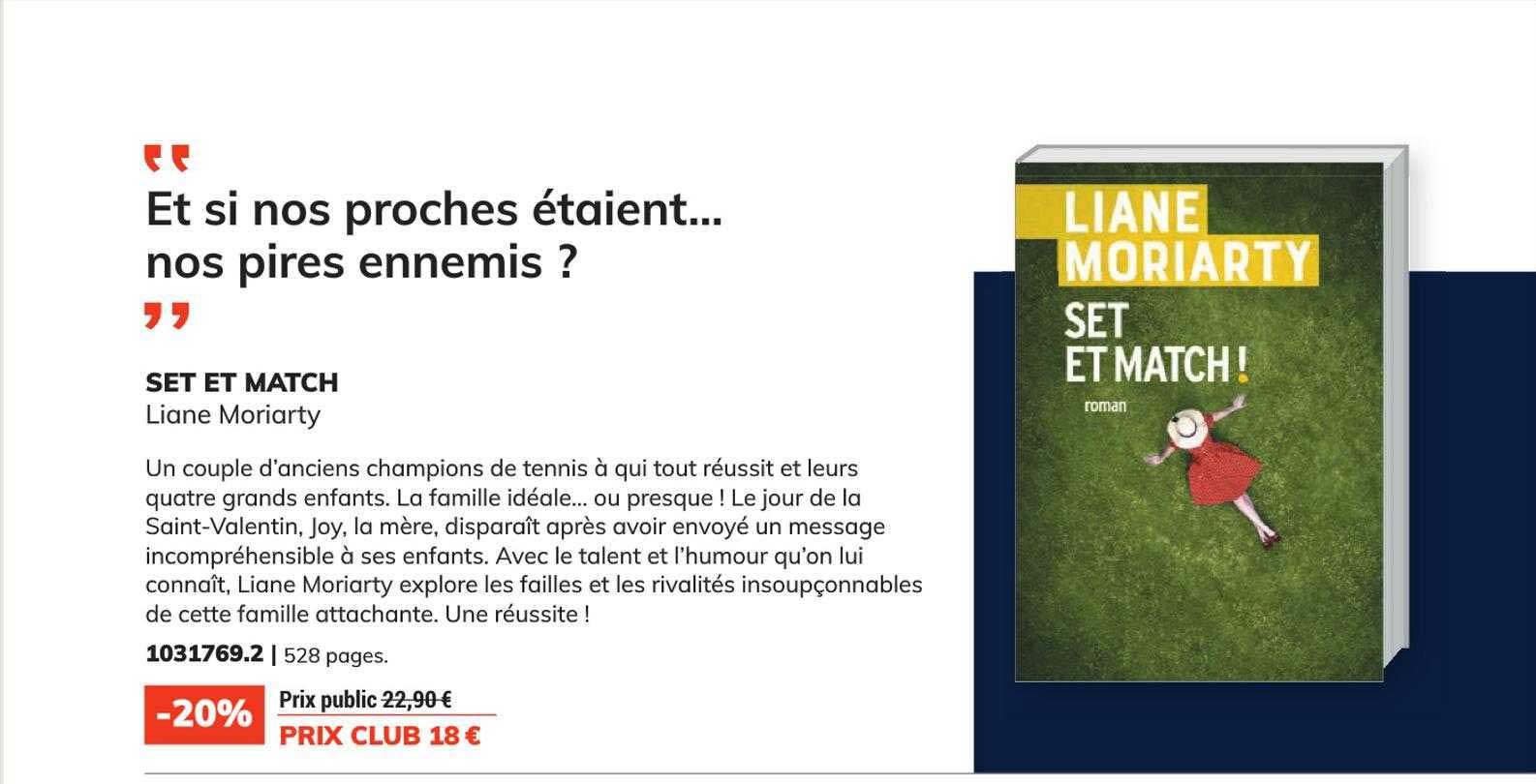 set et match - liane moriarty