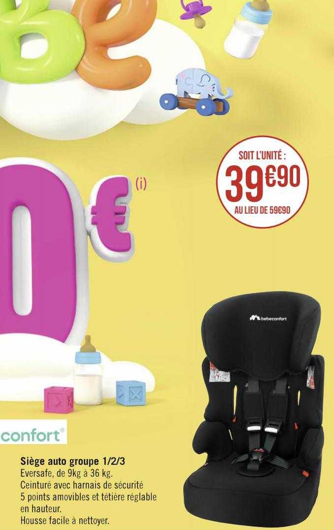 siège auto groupe 1-2-3 bebeconfort