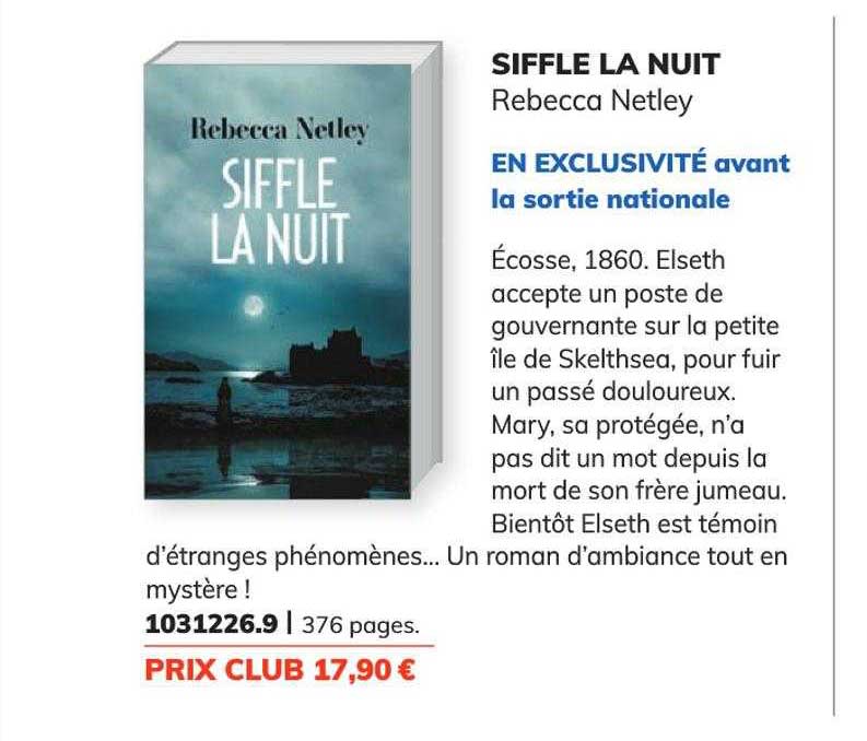 siffle la nuit - rebecca netley