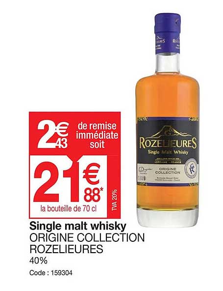 single malt whisky origine collection rozelieures