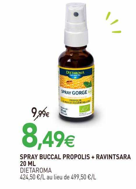 spray buccal propolis + ravintsara dietaroma