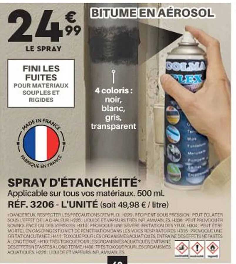 spray d'étanchéité