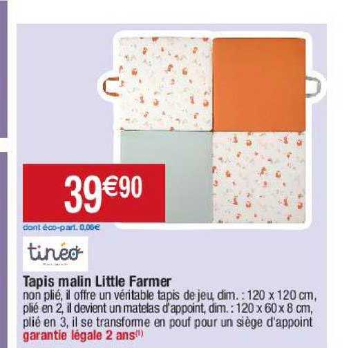 tapis malin little farmer tinéo