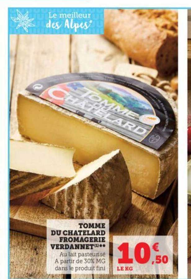 tomme du chatelard fromagerie verdannet
