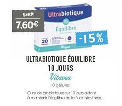 ultrabiotique équilibre 10 jours