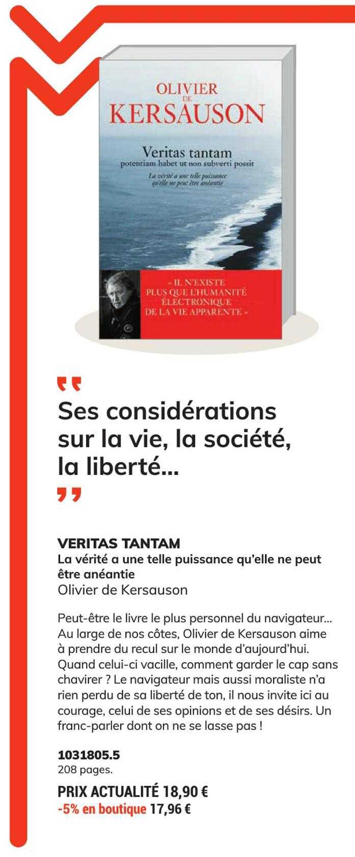 veritas tantam - olivier de kersauson
