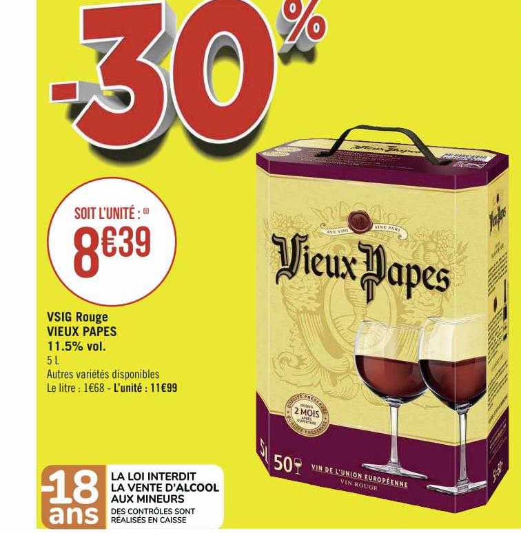 vsig rouge vieux papes