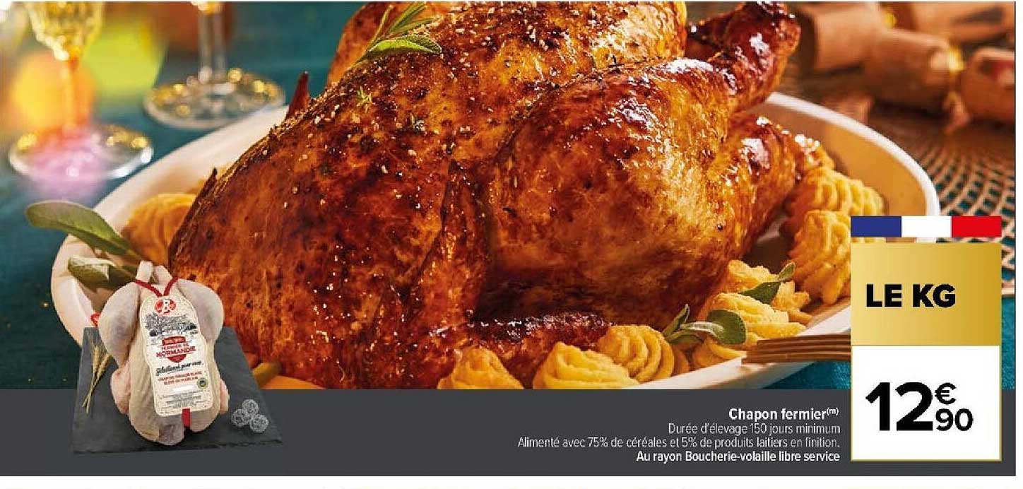 chapon fermier