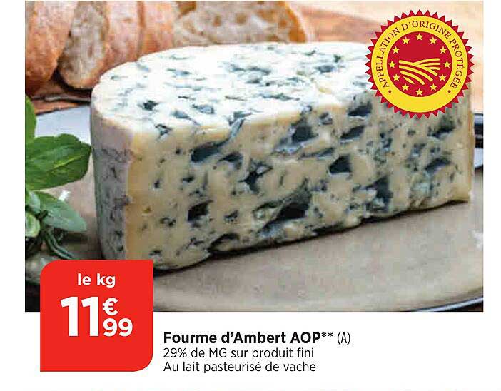 fourme d'ambert aop