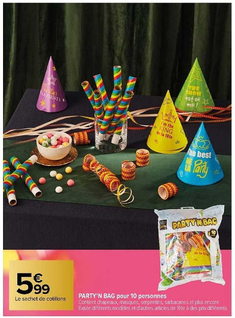 Party'n Bag Pour 10 Personnes