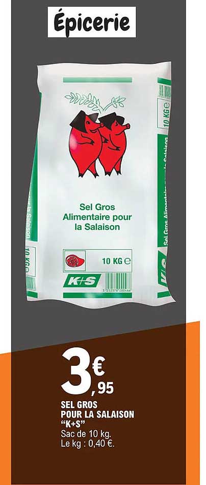 sel gros pour la salaison "k+s"