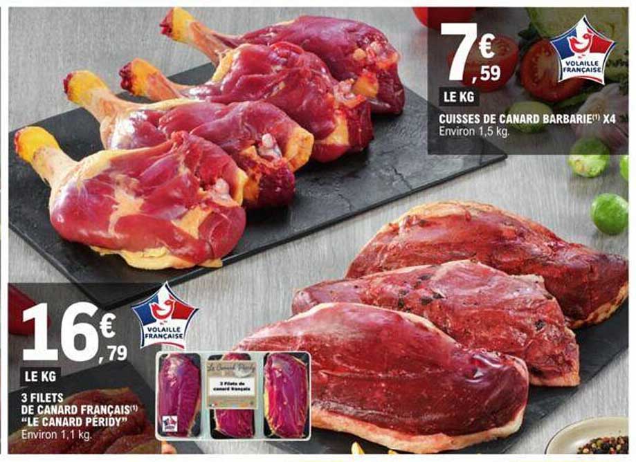 3 filets de canard français "le canard péridy"