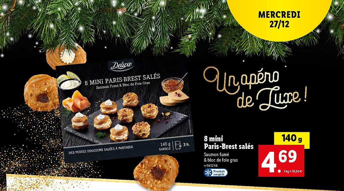 8 mini paris-brest salés deluxe