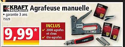agrafeuse manuelle kraft werkzeuge