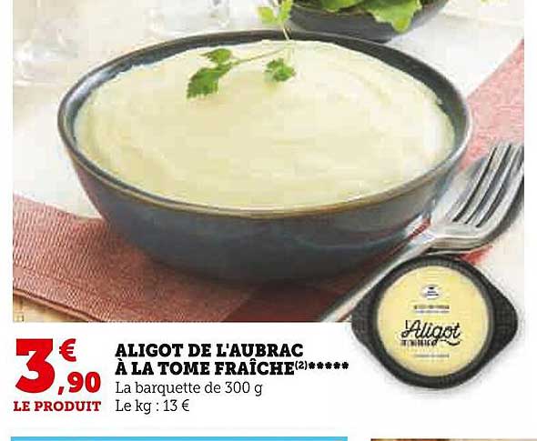 aligot de l'aubrac à la tome fraîche