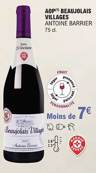 aop beaujolais villages antoine barrier