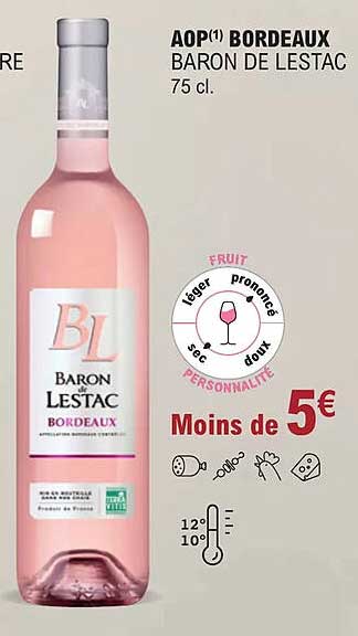 Aop Bordeaux Baron De Lestac
