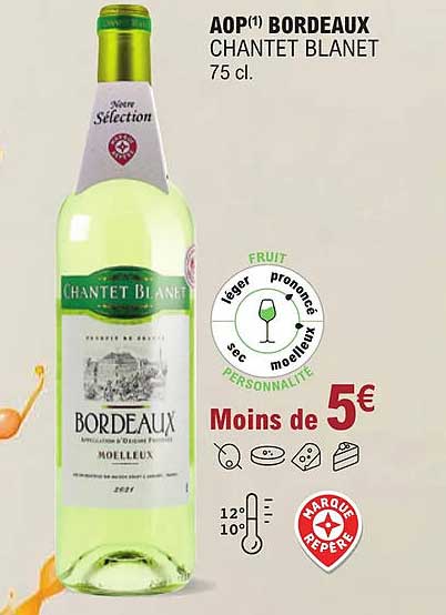 aop bordeaux chantet blanet