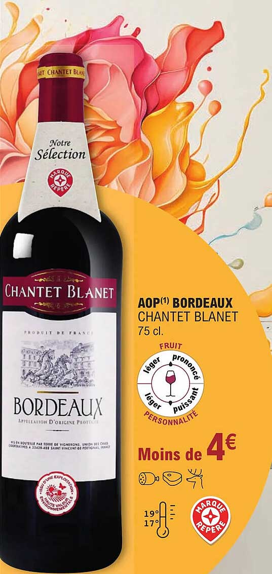 aop bordeaux chantet blanet
