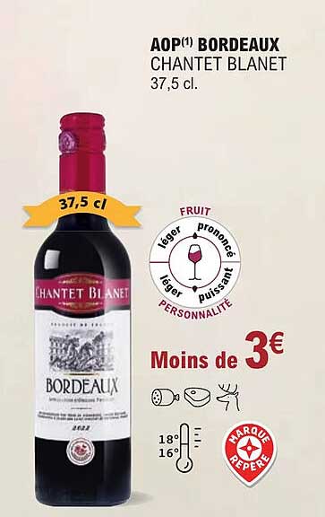 aop bordeaux chantet blanet