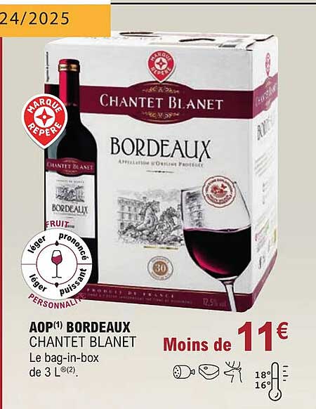 aop bordeaux chantet blanet