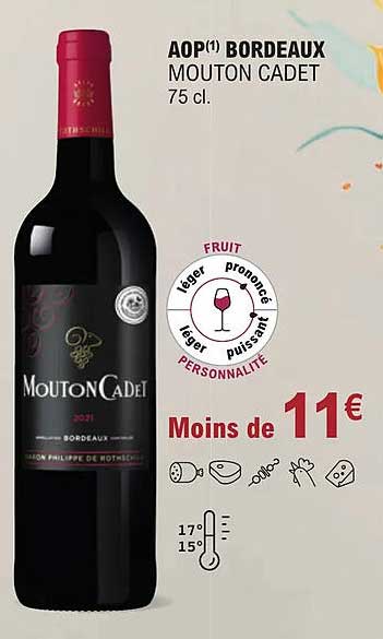 aop bordeaux mouton cadet