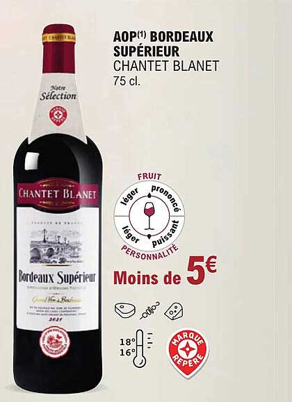 aop bordeaux supérieur chantet blanet