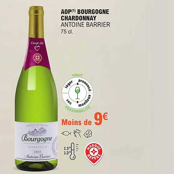 aop bourgogne chardonnay antoine barrier