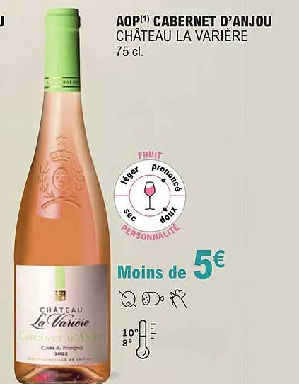 aop cabernet d'anjou château la varière
