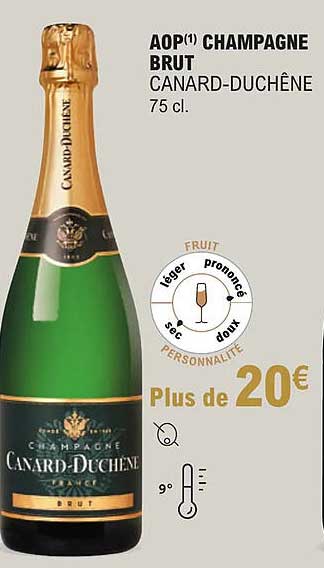 aop champagne brut canard-duchêne