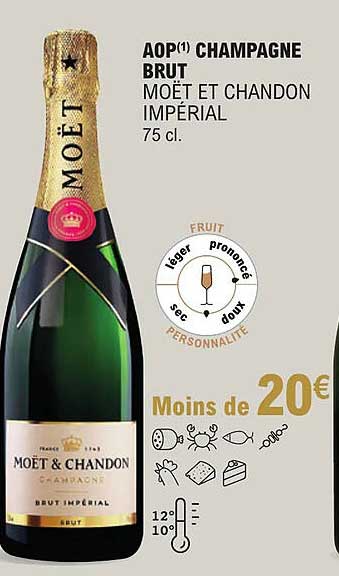 aop champagne brut moët et chandon impérial
