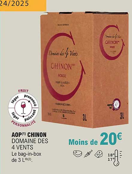 aop chinon domaine des 4 vents