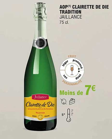 aop clairette de die tradition jaillance