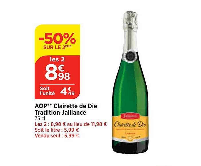 aop clairette de die tradition jaillance