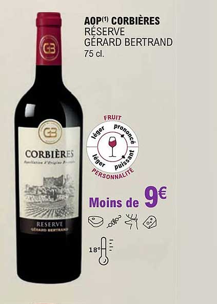 aop corbières réserve gérard bertrand