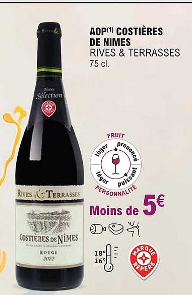 aop costières de nimes rives & terrasses