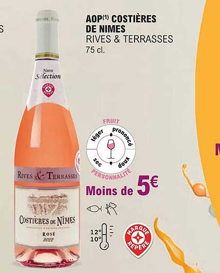 aop costières de nîmes rives & terrasses